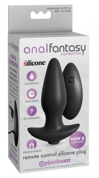 analfantasy remote controlled silicone plug