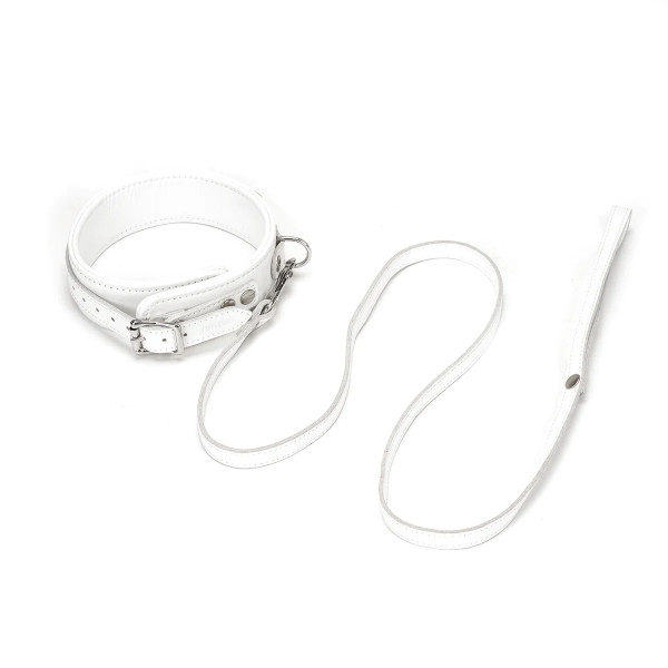 Liebe Seele Fuji White - Halsband mit Leine