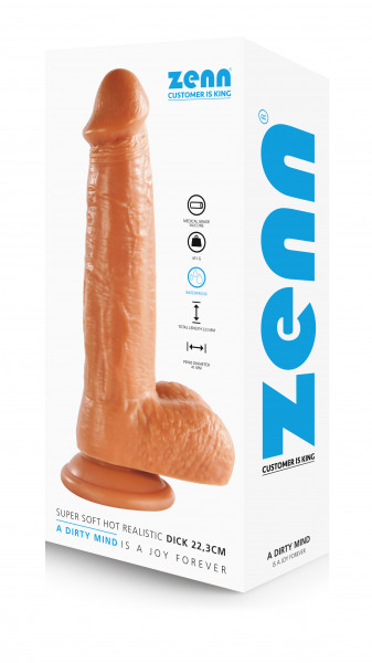 ZENN Super Soft Hot Realistic Dick 22,3cm