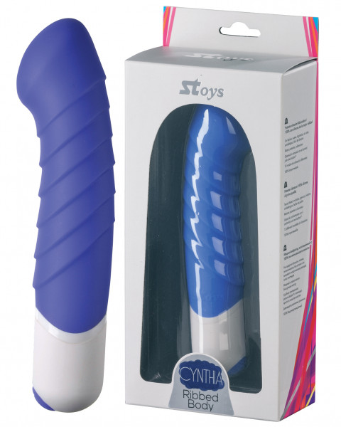 SToys Cynthia Silicone-Vibrator blue