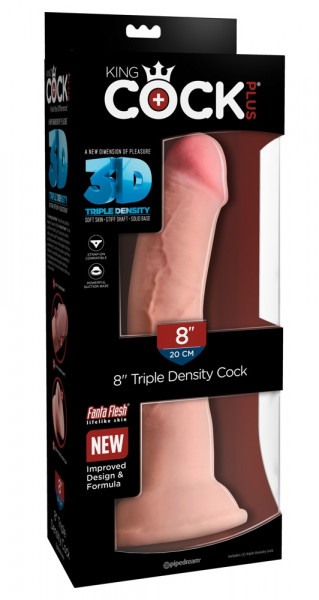 King Cock 8&quot; Triple Density Cock