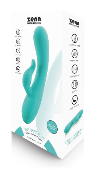 Zenn Deluxe Green Rabbit Vibrator