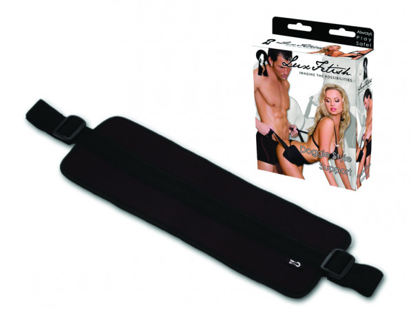 LUX FETISH Doggie Style Support black