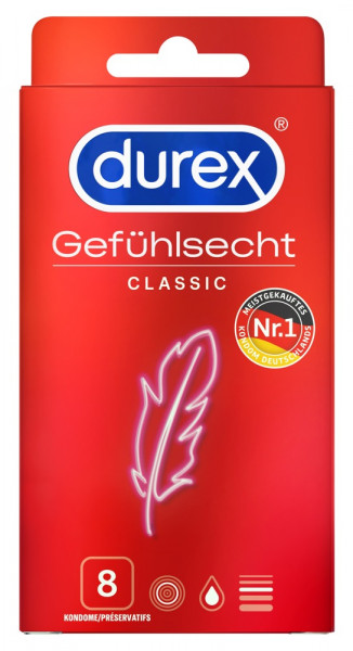 Durex Gefühlsecht Classic 8 Stk.