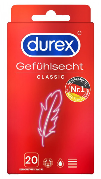 Durex Gefühlsecht Classic 20 Stk.