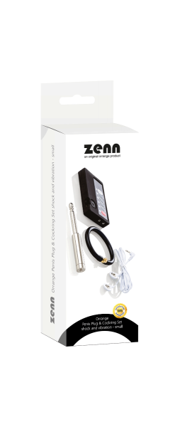 Zenn Harnröhrensonden- &amp; Penisringset mit Schock &amp; Vibration – S