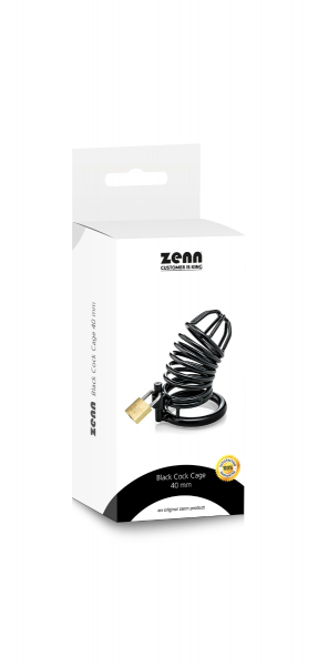 Zenn Black Cock Cage 40 mm