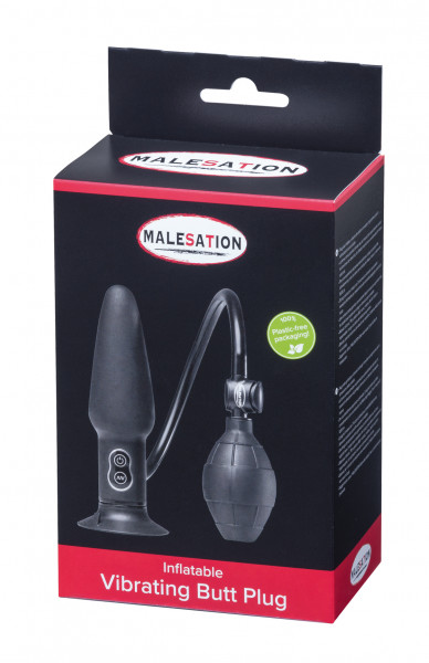 MALESATION Inflatable Butt Plug with Vibration
