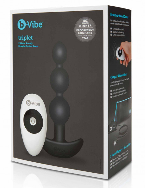 b-vibe Triplet Anal Beads