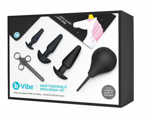 b-Vibe Anal Training &amp; Education Set Black