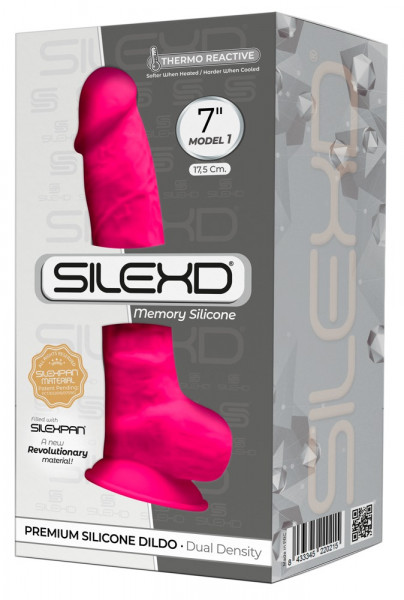 Silexd Premium Silikon Dildo 17,5 cm pink