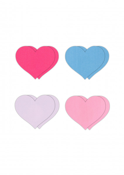 Pretty Pasties Heart II Assorted 4 Pair