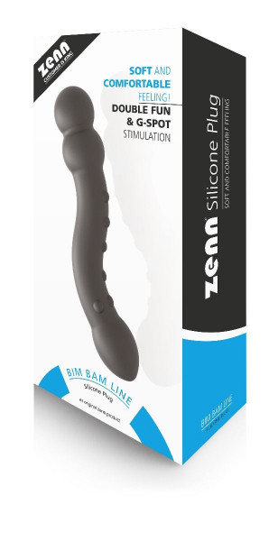 Zenn Silicone wavy Double Dildo