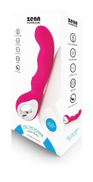 Zenn Silikon G-Spot Vibrator Pink