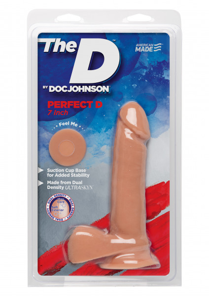 DOC JOHNSON The D Perfect D Dual Density 7&#039; with Balls hell