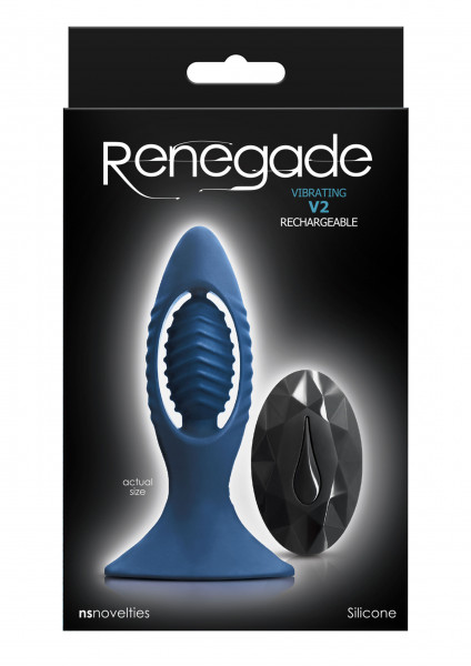 Renegade by NS Novelties V2 Buttplug Blau