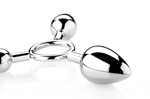 Zenn Cock Ring With Three Anal Plugs