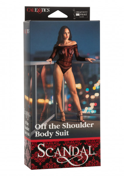 Scandal by CalExotics Shoulder Body Suit O/S