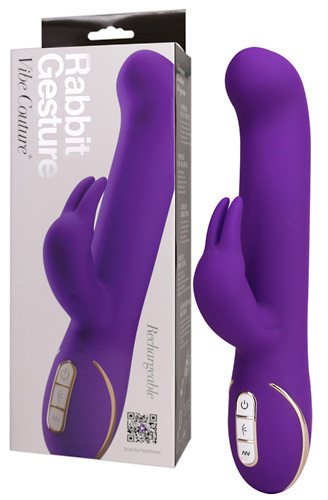 Vibe Couture Rabbit Gesture Purple