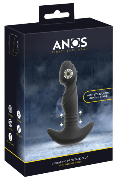 ANOS Vibrating Prostate Pkug with Moving Rings