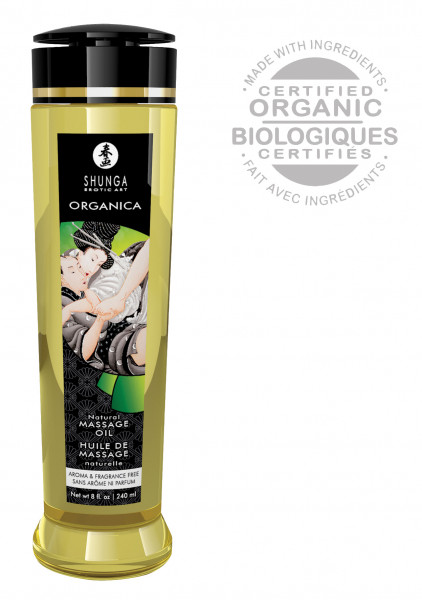 SHUNGA Massage Öl Organica Aroma &amp; Fragrance free 240ml