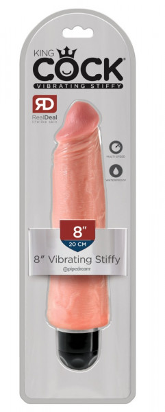 King Cock 8&quot; Vibrating Stiffy