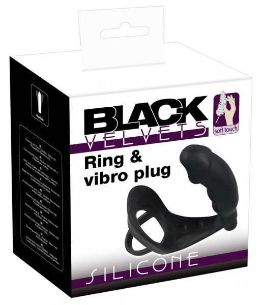 Black Velvets Ring &amp; Vibro Plug