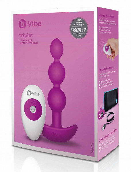 b-vibe Triplet Anal Beads
