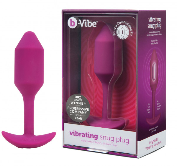 b-Vibe Vibrating Snug Plug M Rose