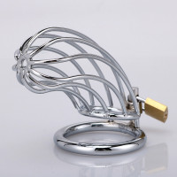XXdreamSToys Metal Cock Cage Banana Shape XXdreamSToys Metal Cock Cage Banana Shape