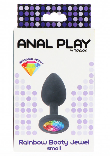 Anal Play by TOYJOY Rainbow Booty Jewel Small