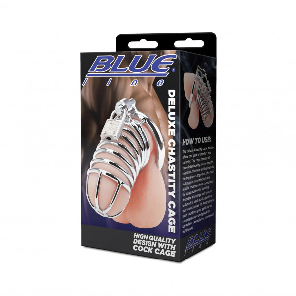 Blue Line C&amp;B GEAR Deluxe Chastity Cage