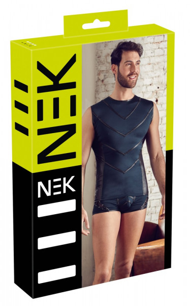 NEK elastisches Tight-Fit Matlook Shirt