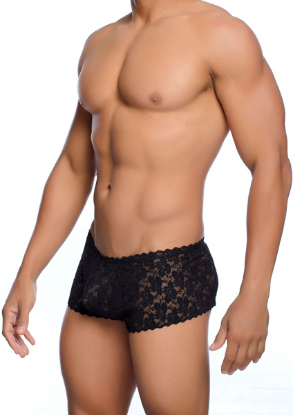 MaleBasics Rose Lace Boy Short